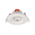 LED innbyggingsspot SMD 68 hvit dimbar 7W 3000K forfra