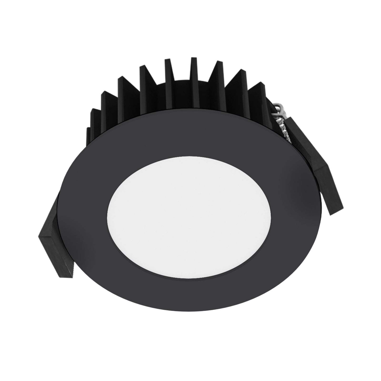 LED innbyggingsspot Solido68 antrasitt 10W CCT IP54 forfra