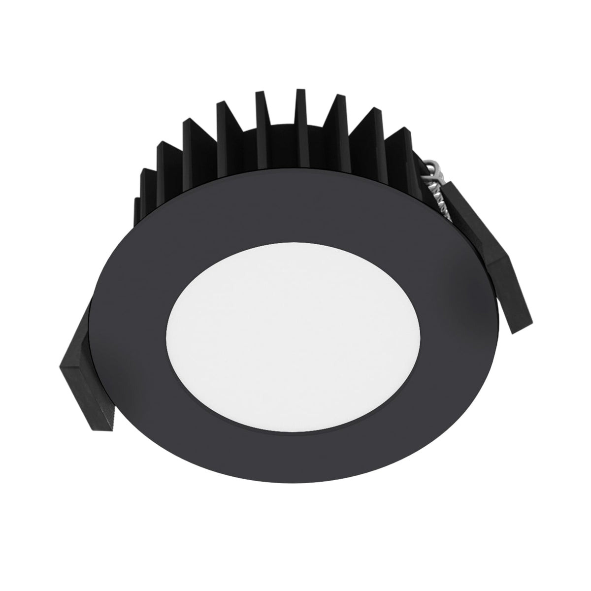 LED innbyggingsspot Solido68 antrasitt 10W CCT IP54 forfra