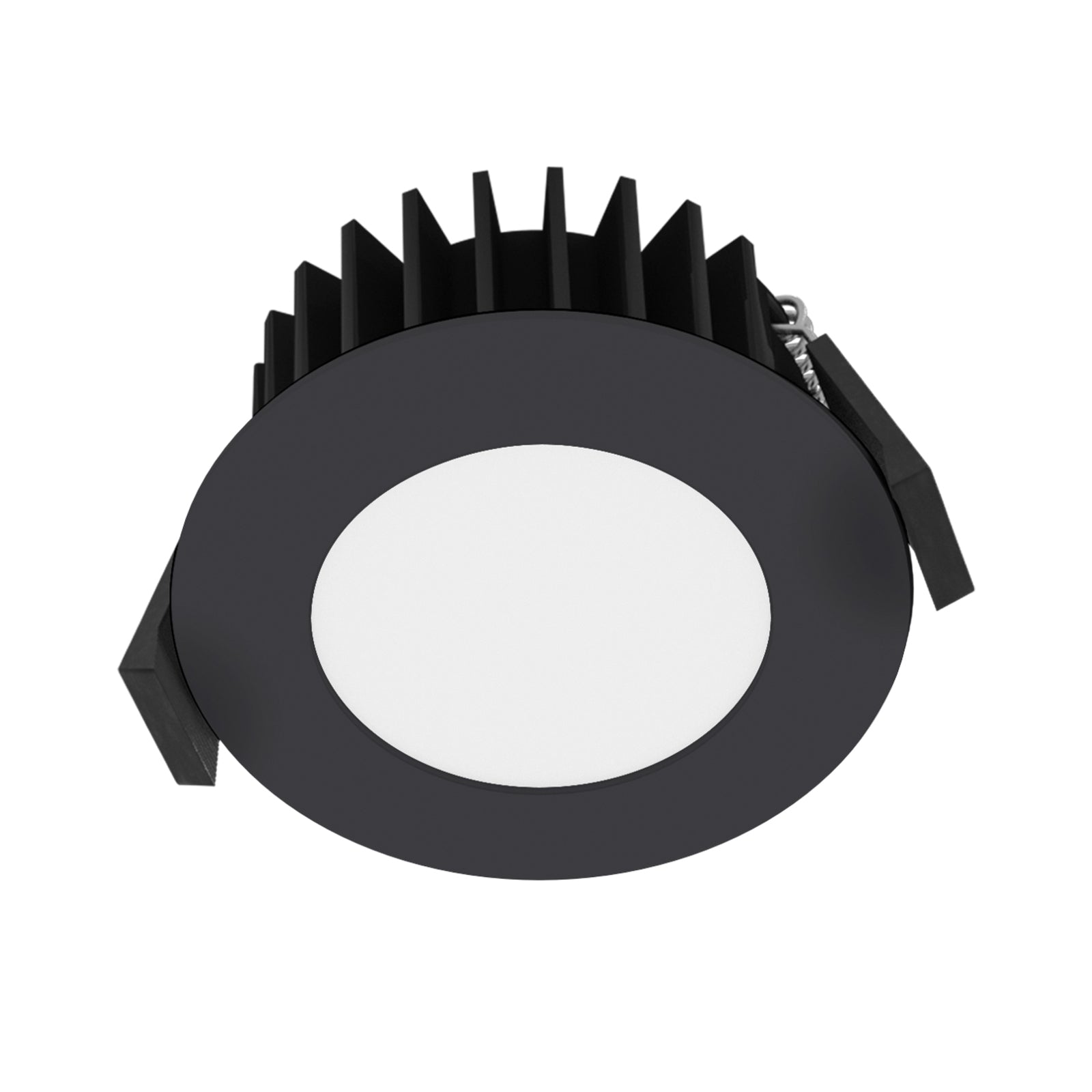 LED innbyggingsspot Solido68 dimbar CCT antrasitt IP54 7W forfra
