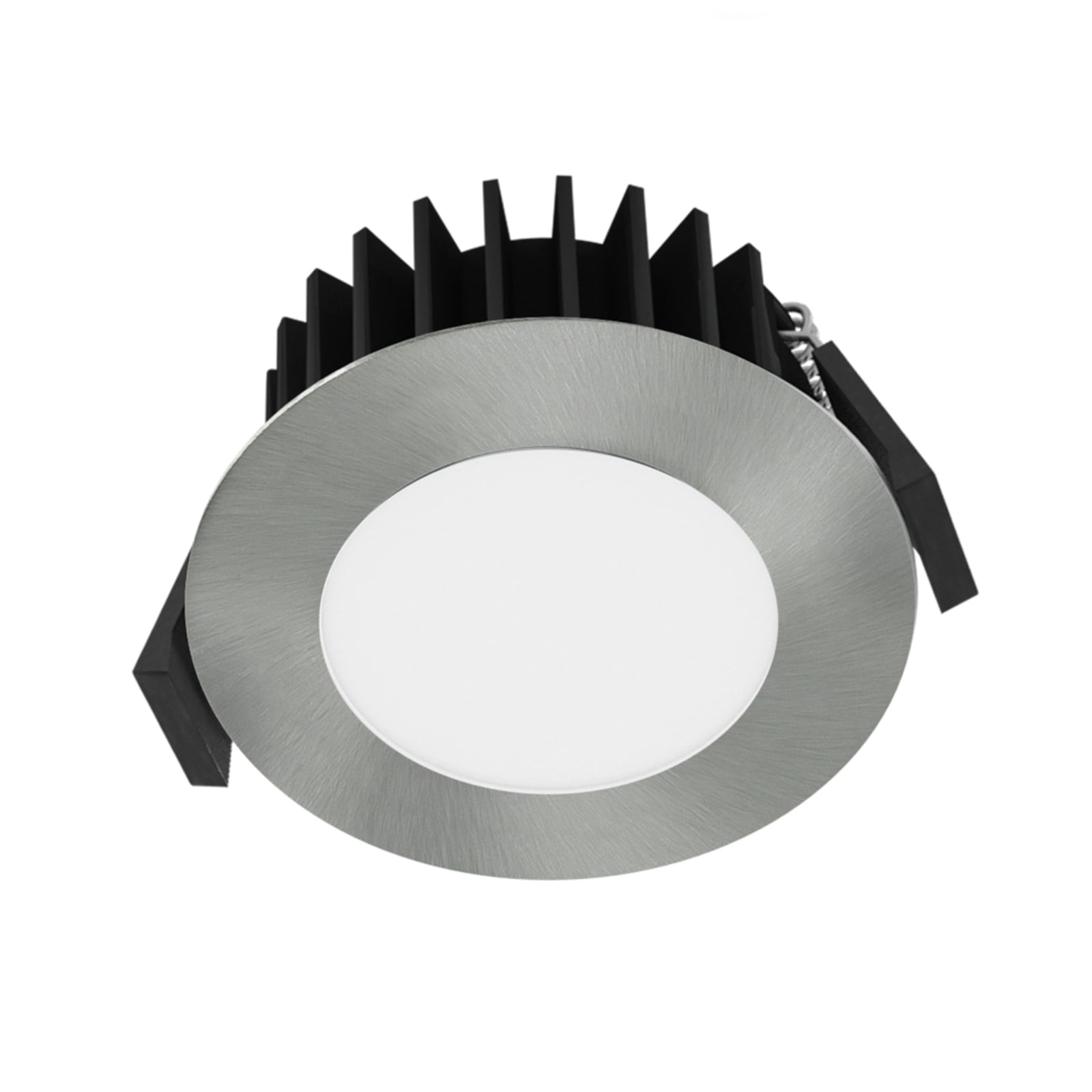 LED innbyggingsspot Solido68 krom frontbilde