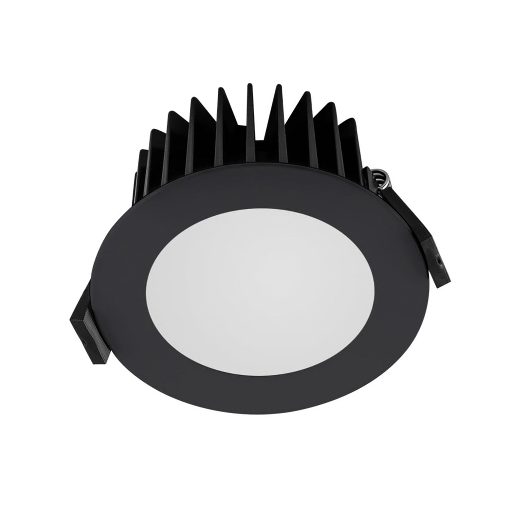 LED innbyggingsspot Solido85 dimbar CCT IP44 antrasitt front