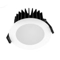 LED innbyggingsspot Solido85 dimbar CCT IP44 hvit Ø10 cm forfra