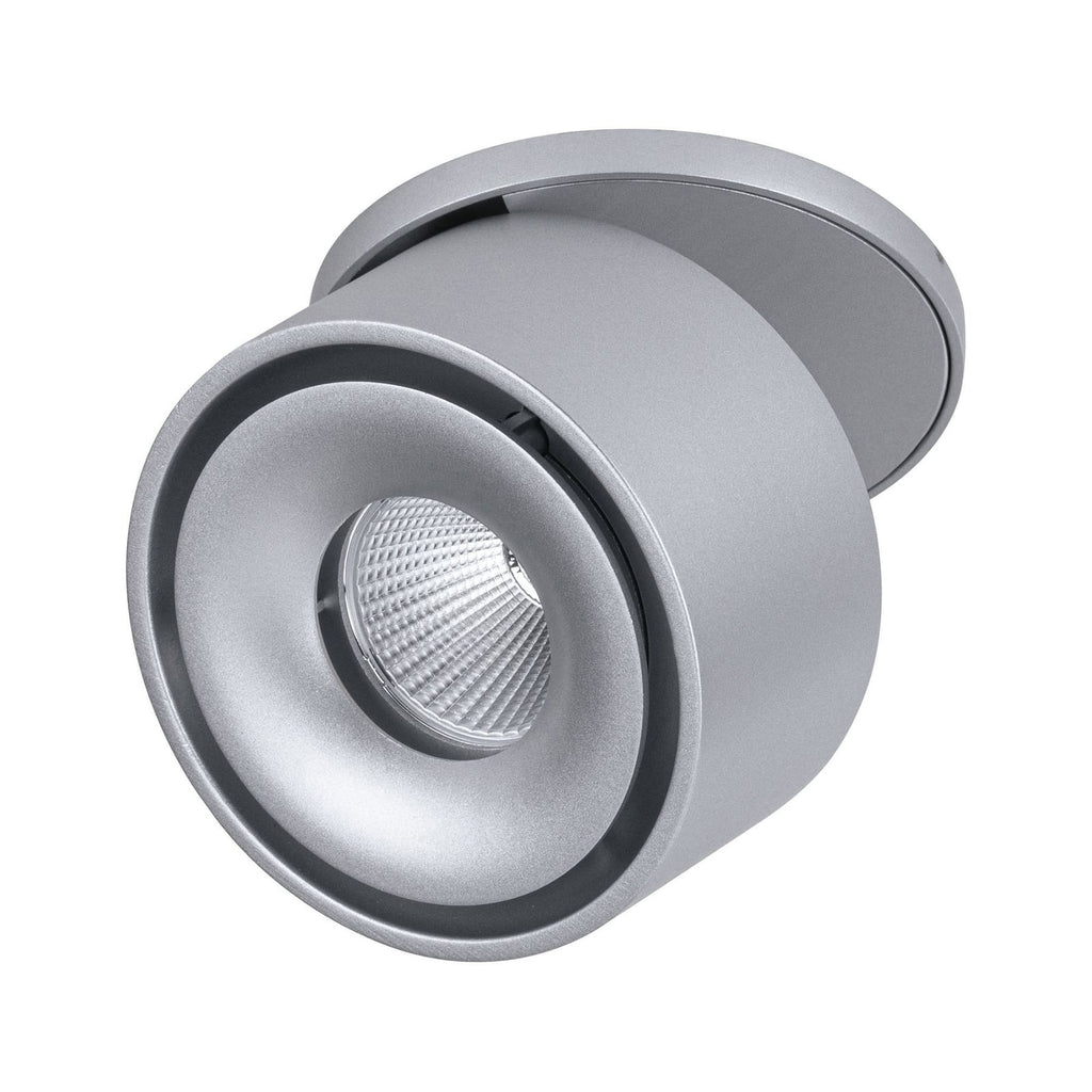 LED innbyggingsspot Spircle matt krom svingbar bakside