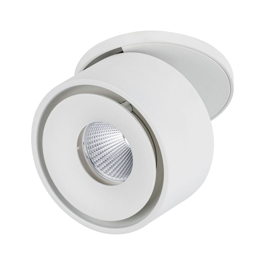 LED innbyggingsspot Spircle svingbar hvit matt bakside