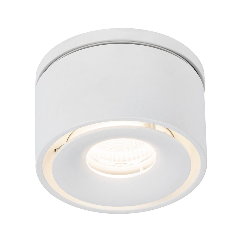 LED innbyggingsspot Spircle svingbar hvit matt montert