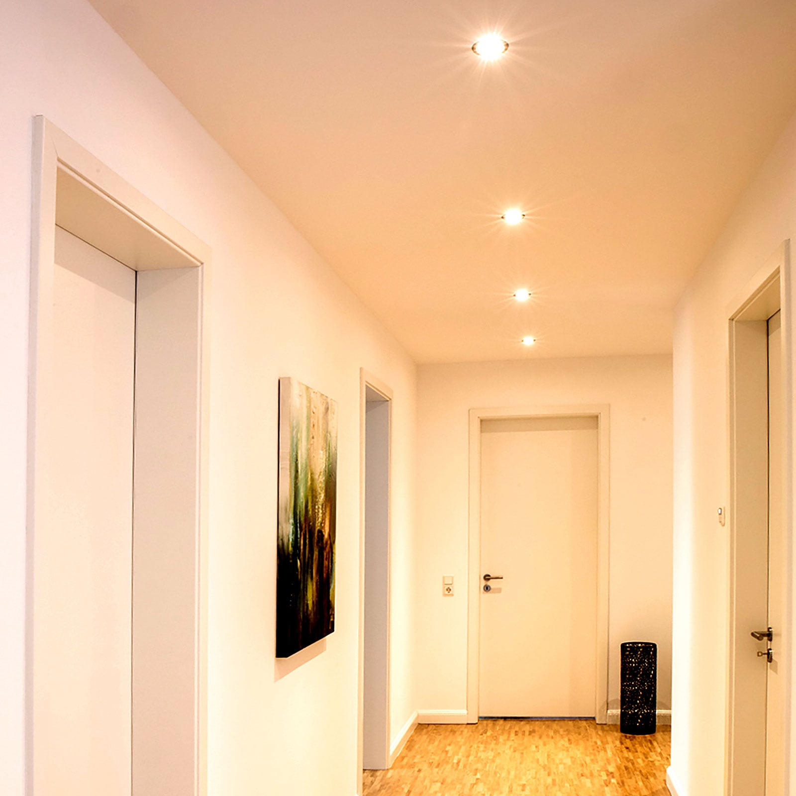 Montert LED innbyggingsspot Spotlight 3-pk RGB dimbar Zigbee hvit - tint i tak
