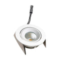 LED innbyggingsspot SR 68 Dim-to-Warm dimbar IP44 hvit fra Hera for takmontering