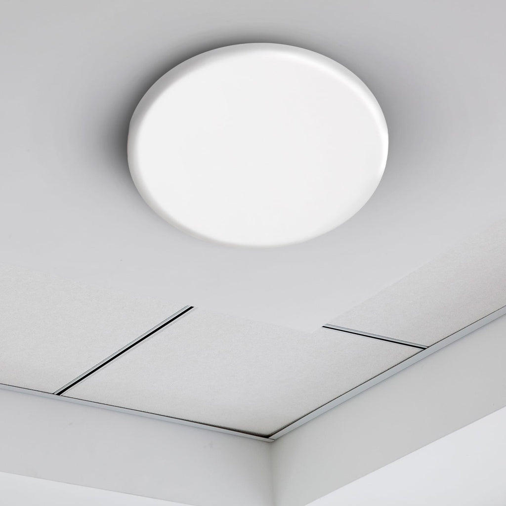 LED innbyggingsspot Suma dimbar Ø15,5 cm hvit IP44 11W forfra
