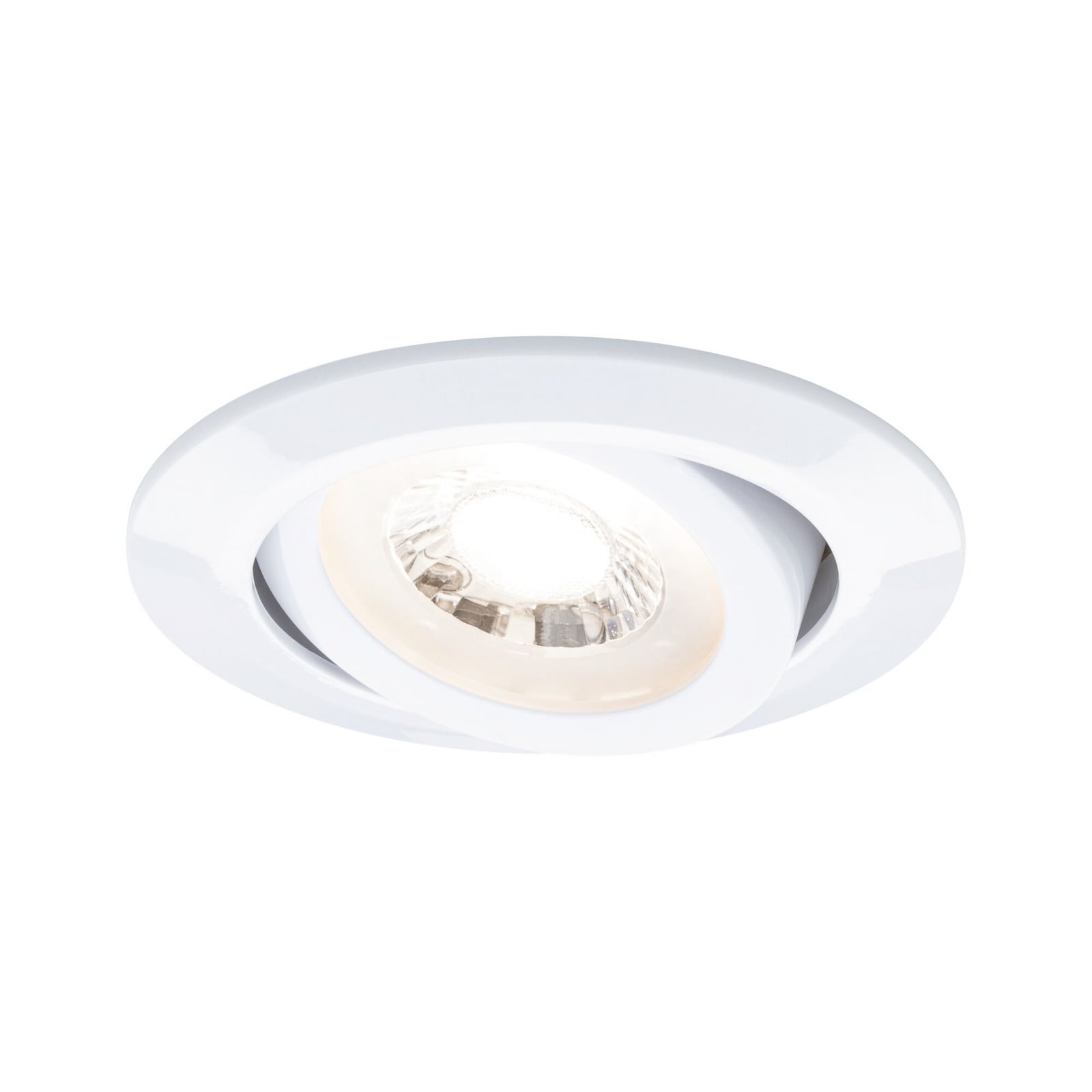 LED innbyggingsspot svingbar hvit Ø8 cm 4,8W 20-pakning Paulmann bakside