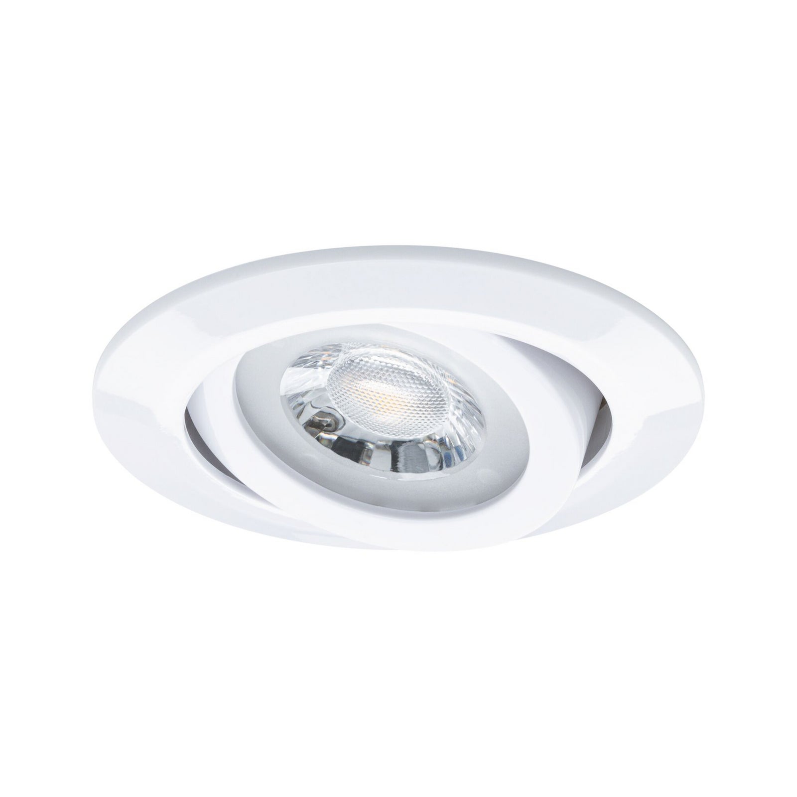 LED innbyggingsspot svingbar hvit Ø8 cm 4,8W 20-pakning Paulmann nærbilde