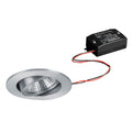 LED innbyggingsspot svingbar rund aluminium 38° 7W 2700K forfra