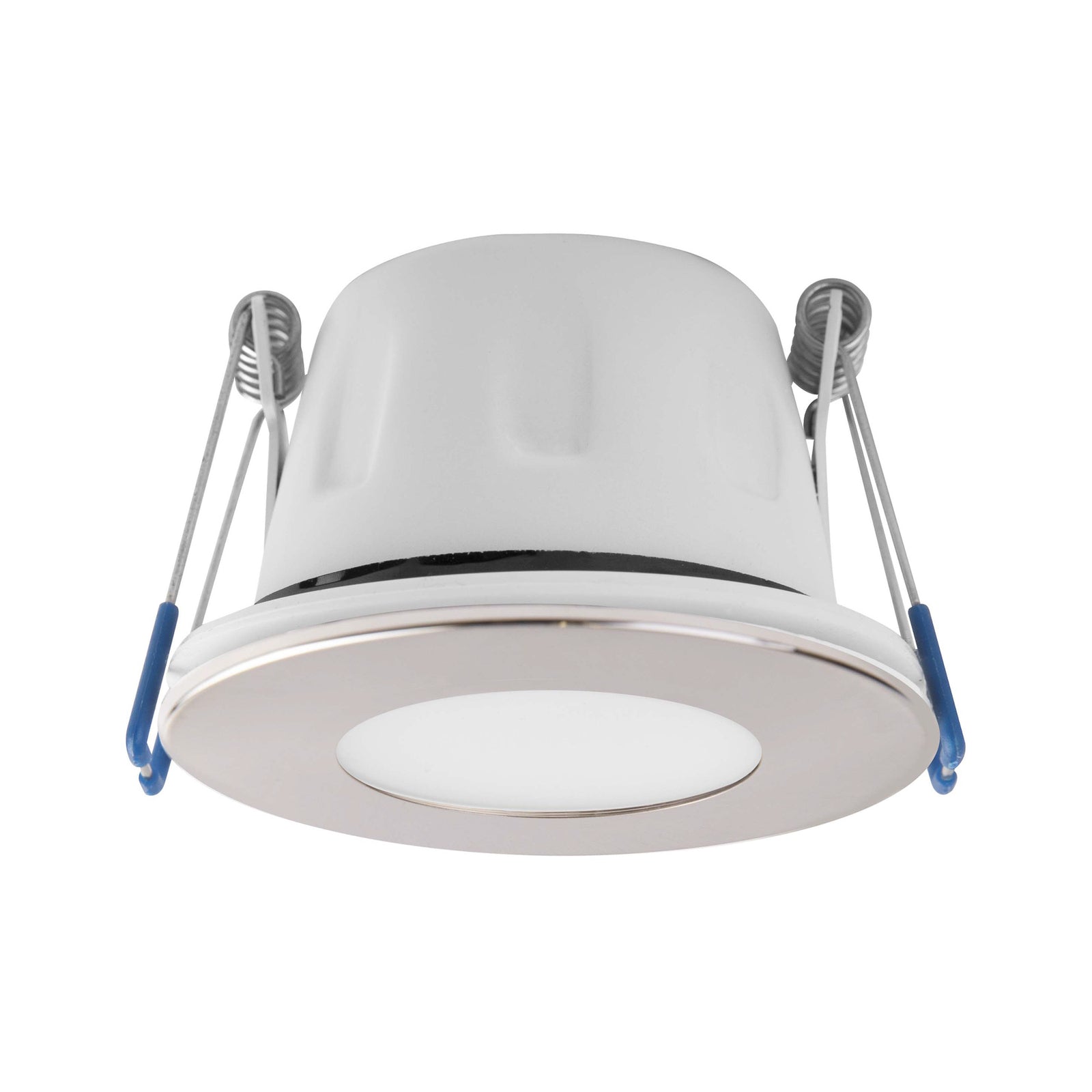 LED innbyggingsspot Tego Slim 10-pk dimbar 2800K nikkel forfra