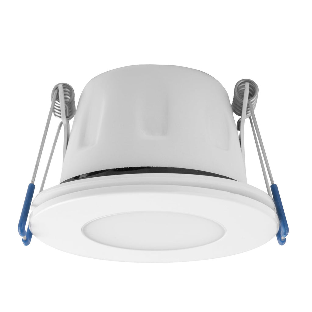 LED innbyggingsspot Tego Slim dimbar hvit 4000K IP65 forfra