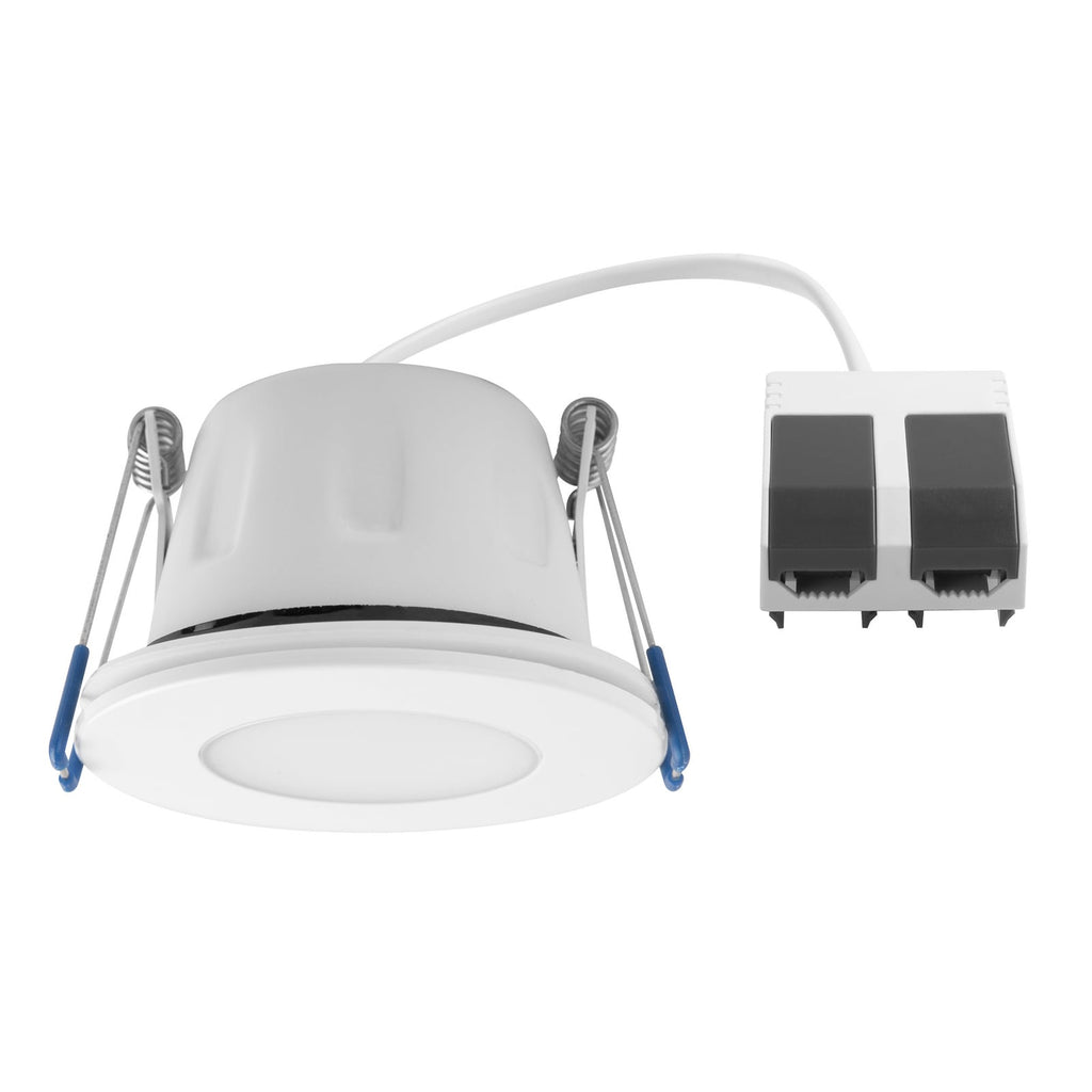 Detalj av LED innbyggingsspot Tego Slim dimbar hvit 4000K IP65