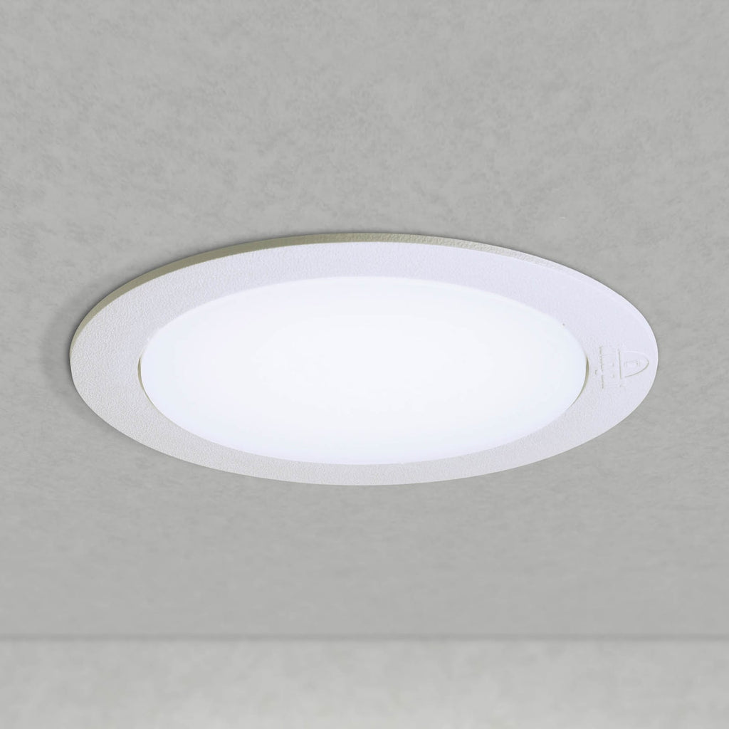 LED innbyggingsspot Teresa 160 GX53 CCT 3W IP55 hvit forfra