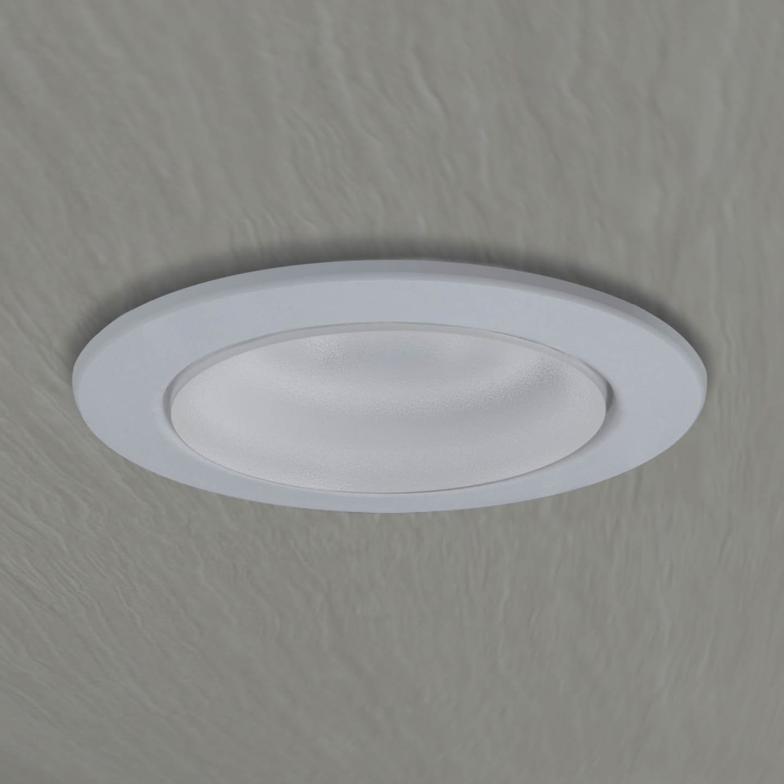 LED innbyggingsspot Teresa 90 GU10 CCT 3,5W hvit IP55 forfra