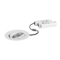 LED innbyggingsspot Tirrel-R dimbar hvit matt Ø8,2 cm 6W front
