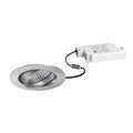 LED innbyggingsspot Tirrel-R dimbar matt aluminium 6W forfra