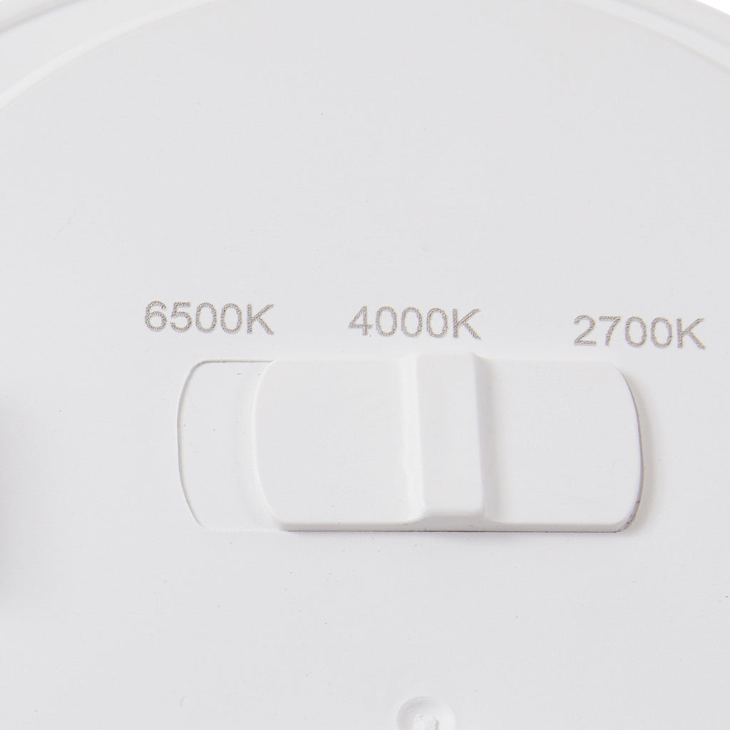 LED innbyggingsspot Toka hvit dimbar CCT Ø9,3 cm med nattlys