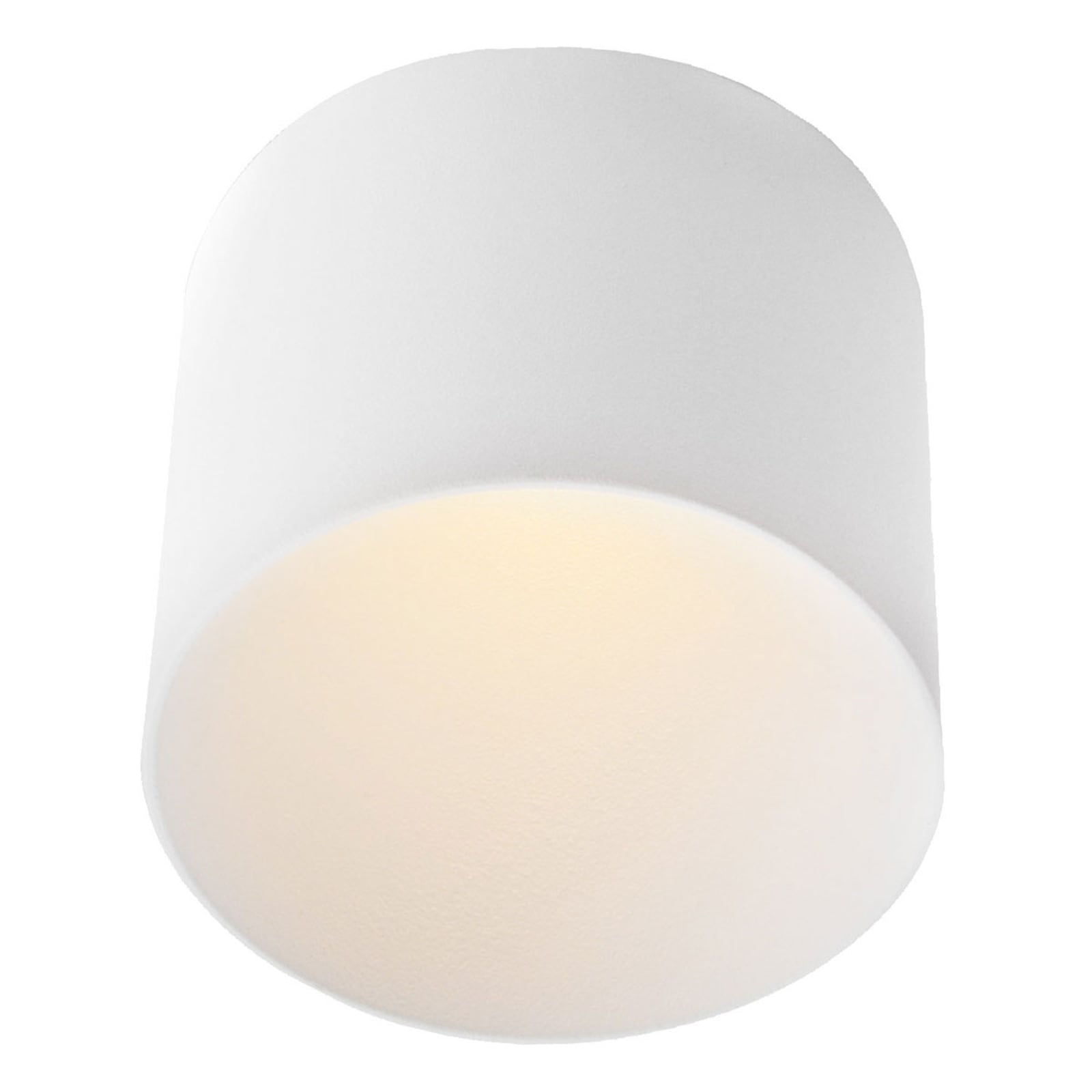 LED innbyggingsspot Tubo dimbar hvit IP54 Ø7 cm 9W forfra