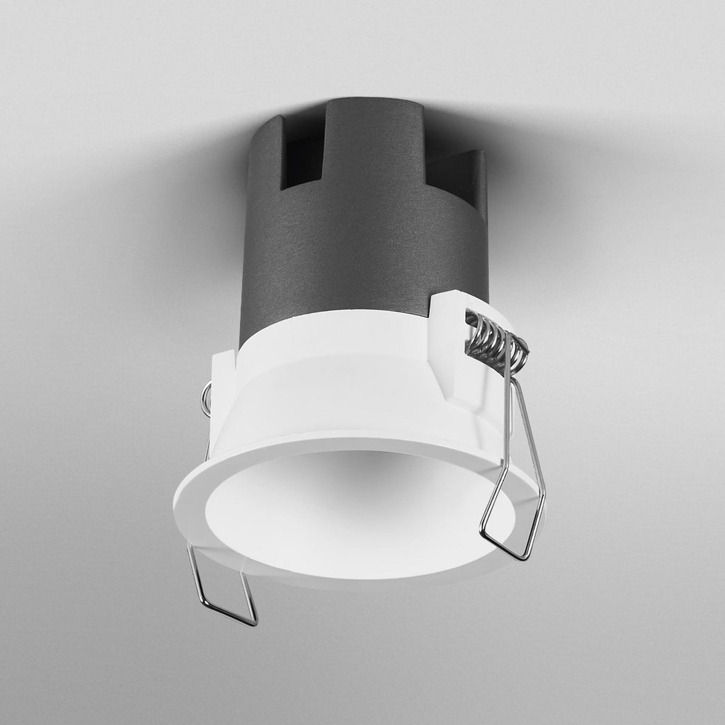 Detalj av LED innbyggingsspot TWIST hvit Ø7 cm 5W varmhvit IP20