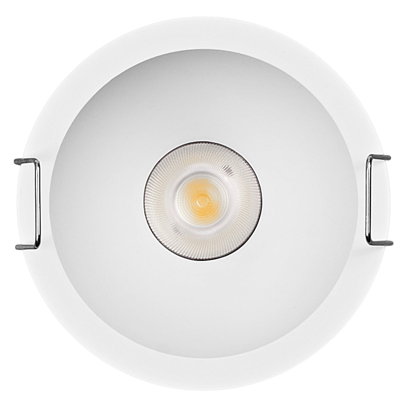 Nærbilde av LED innbyggingsspot TWIST hvit Ø7 cm 5W varmhvit IP20