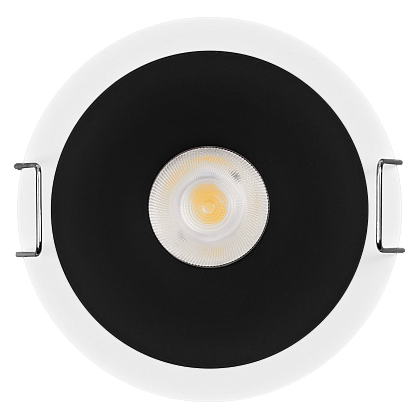 LED innbyggingsspot TWIST hvit/svart Ø7 cm 3000K nærbilde