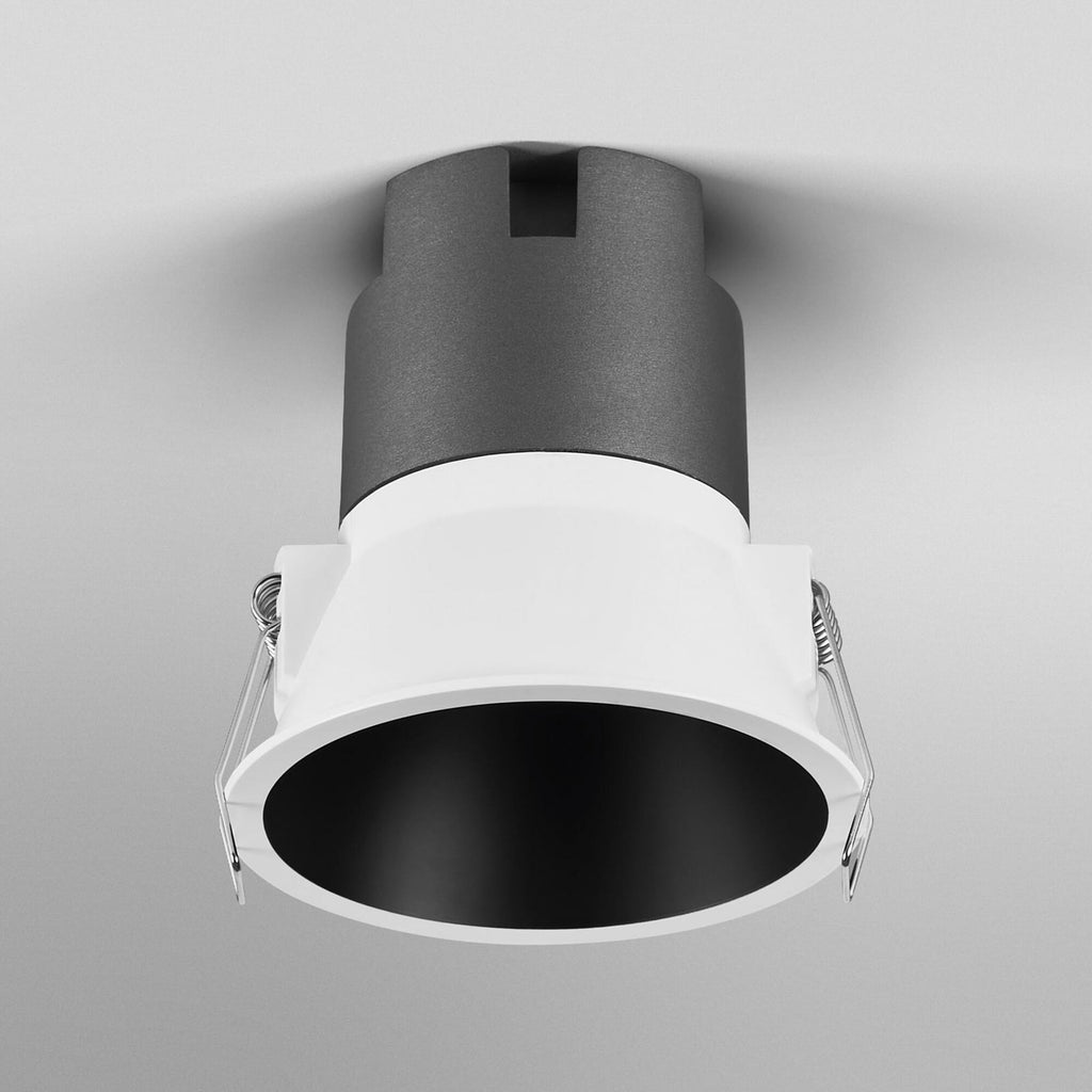 LED innbyggingsspot TWIST hvit/svart bakside