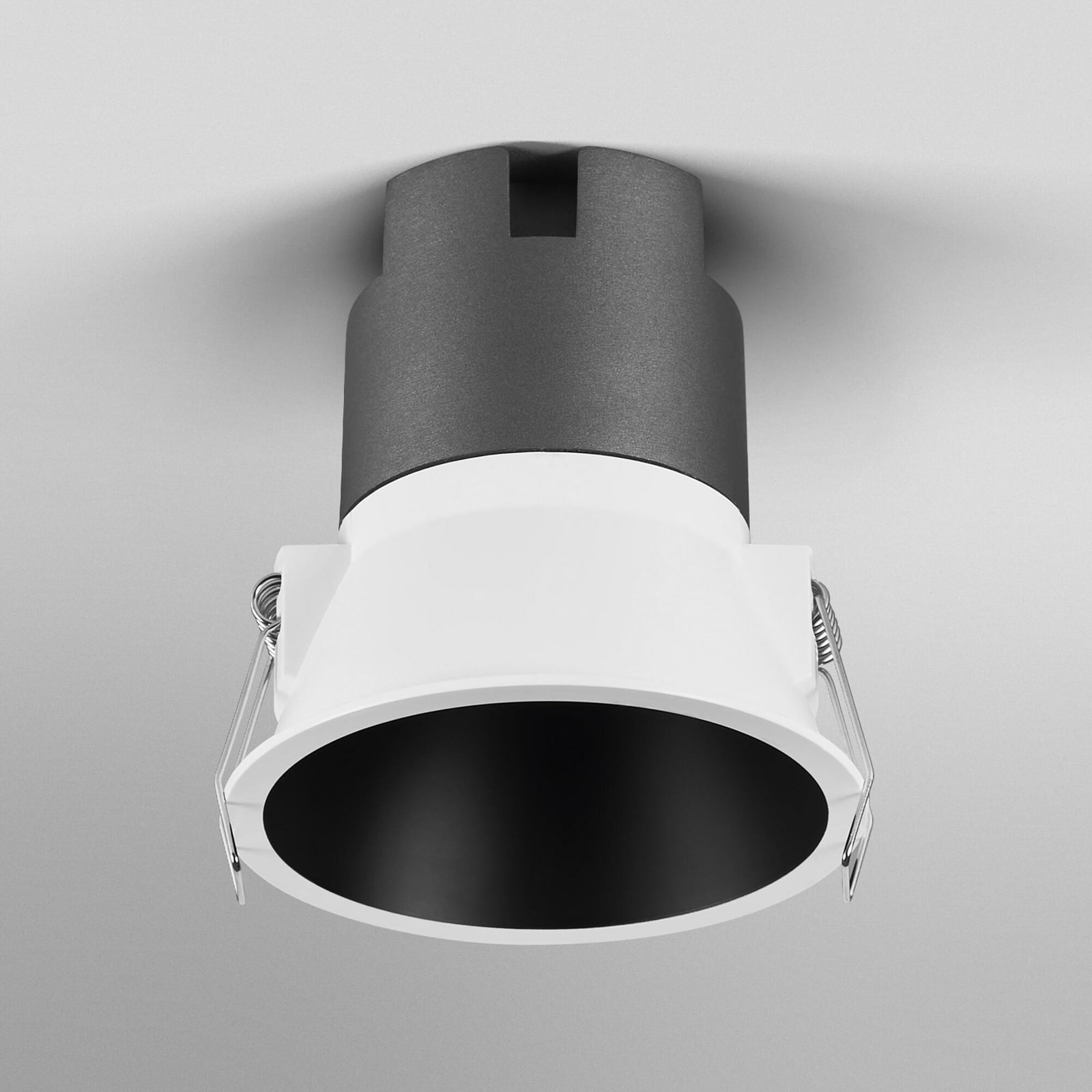 LED innbyggingsspot TWIST hvit/svart bakside
