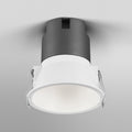 LED innbyggingsspot Twist svingbar hvit Ø9,3 cm 10W 4000K forfra