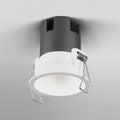 LED innbyggingsspot Twist svingbar hvit Ø7 cm 5W LEDVANCE forfra
