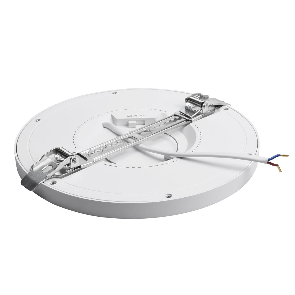 Nærbilde av LED innbyggingsspot UNISIZEplus dimbar CCT 18W Ø21,7 cm - DOTLUX