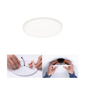 LED innbyggingsspot Veluna Ø12,5 cm 8,5W nøytralhvit IP44 forfra