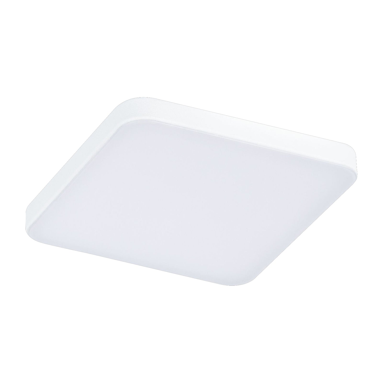 LED innbyggingsspot Veluna Edge 9x9 cm 3000K IP44 hvit nærbilde