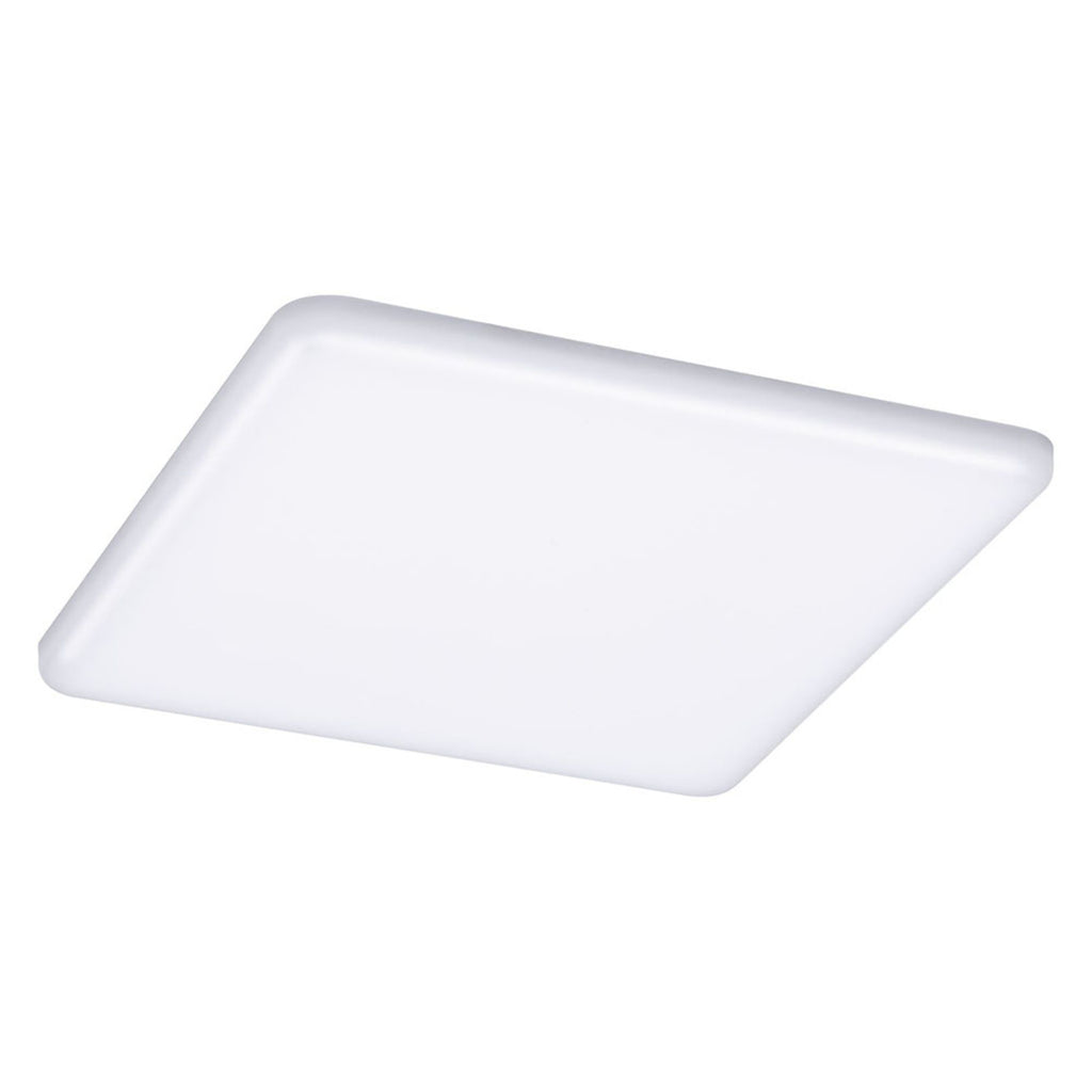 LED innbyggingsspot Veluna kvadratisk 18,5 cm 4000K IP44 Paulmann bakside