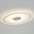 LED innbyggingsspot Whirl matt krom akryl Ø15 cm 6W Paulmann forfra