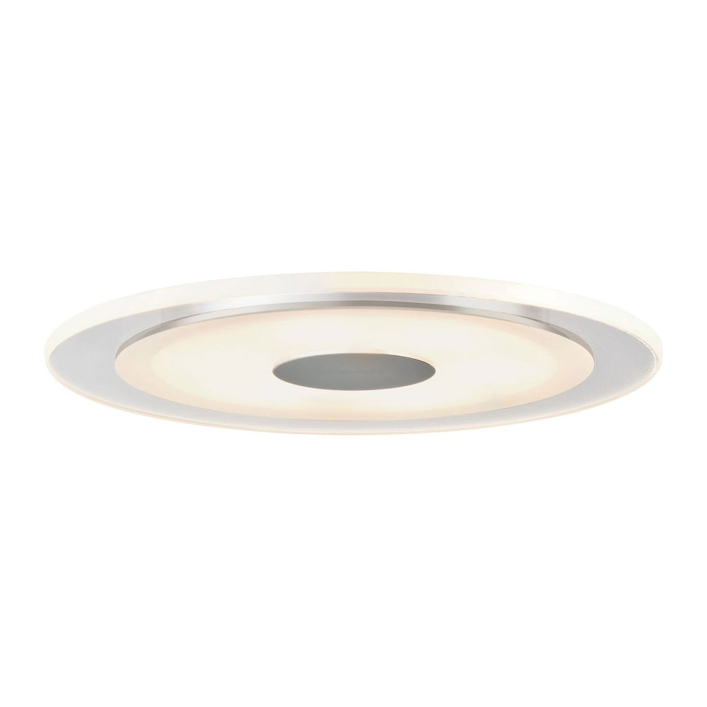 LED innbyggingsspot Whirl matt krom Ø15 cm med inkludert trafo