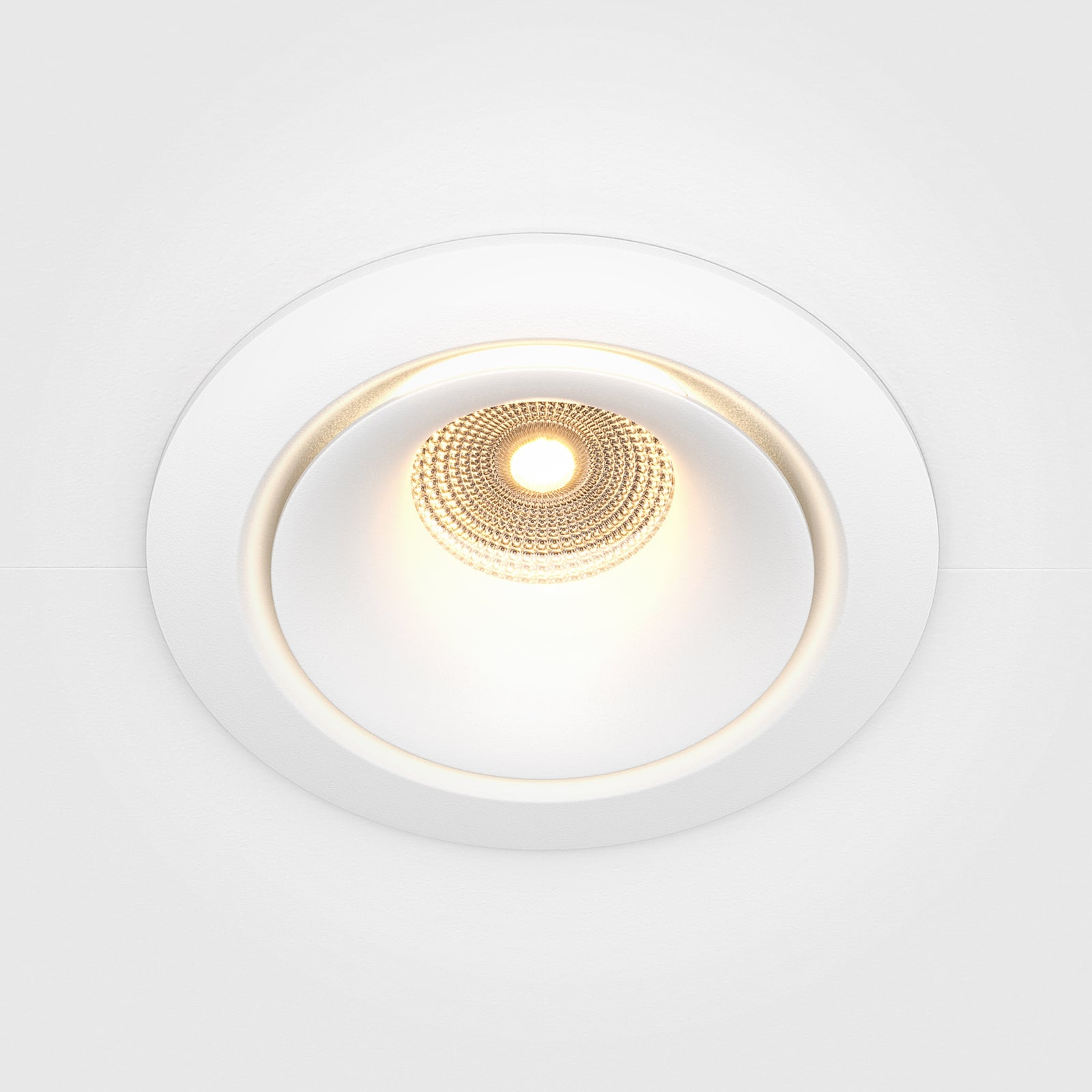 Detalj av LED innbyggingsspot Yin dimbar hvit 12W 3000K Maytoni