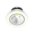 LED innbyggingsspot Zarik hvit matt dimbar forfra
