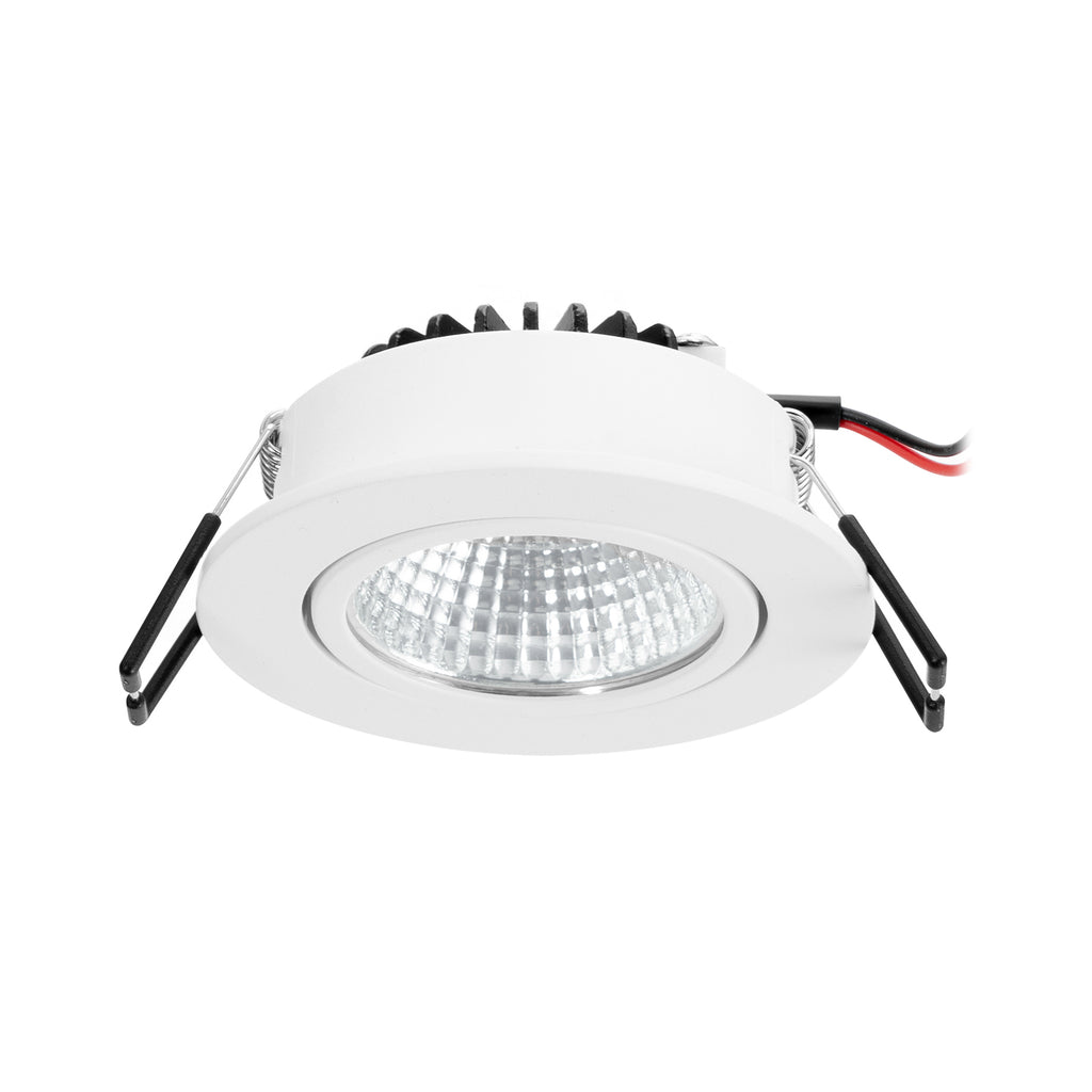 LED innbyggingsspot Zarik hvit matt dimbar Ø8,2 cm 6W 3000K - Arcchio