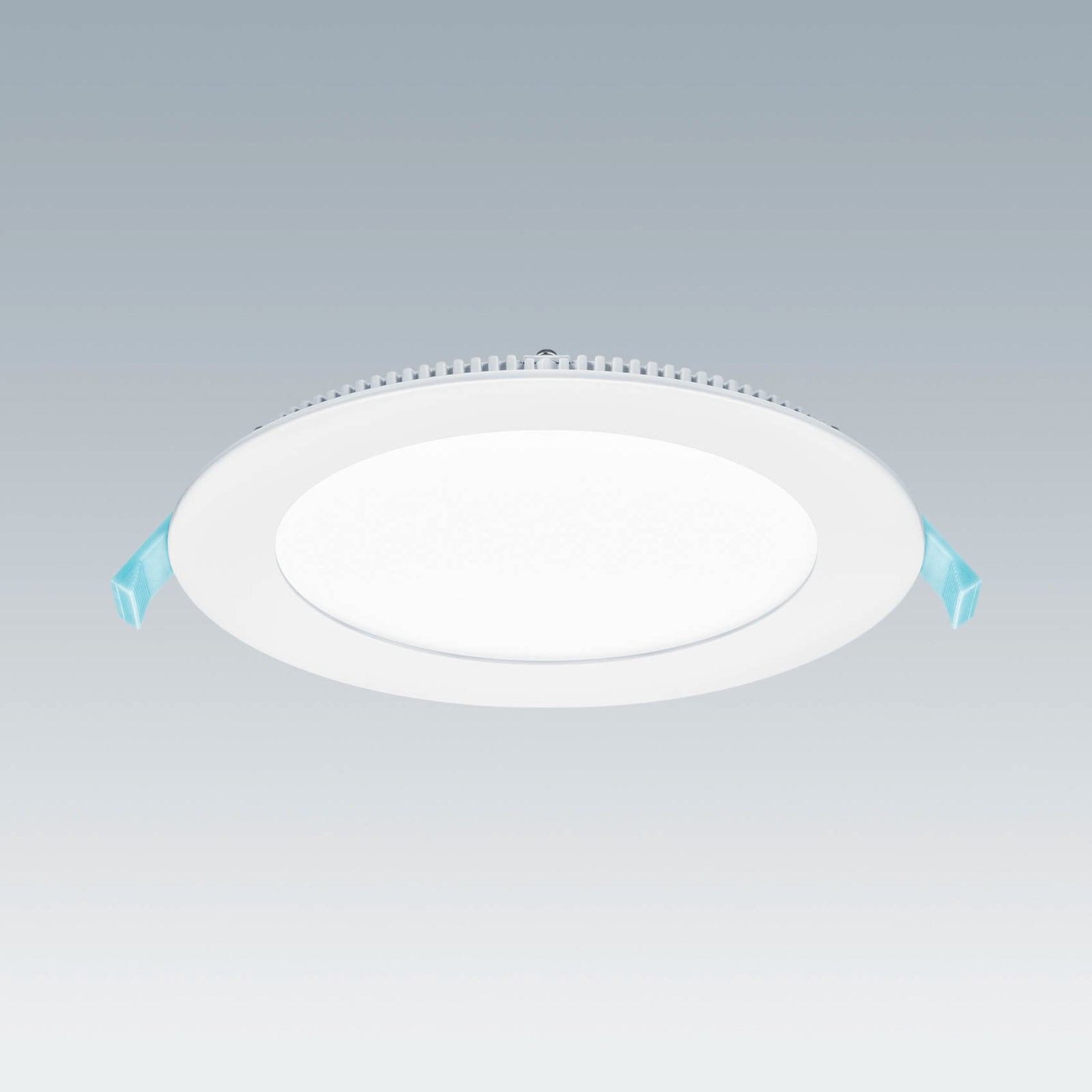 LED innbyggingsspot Zoe Vario CCT Ø22 cm 22W IP44 fra THORN forfra
