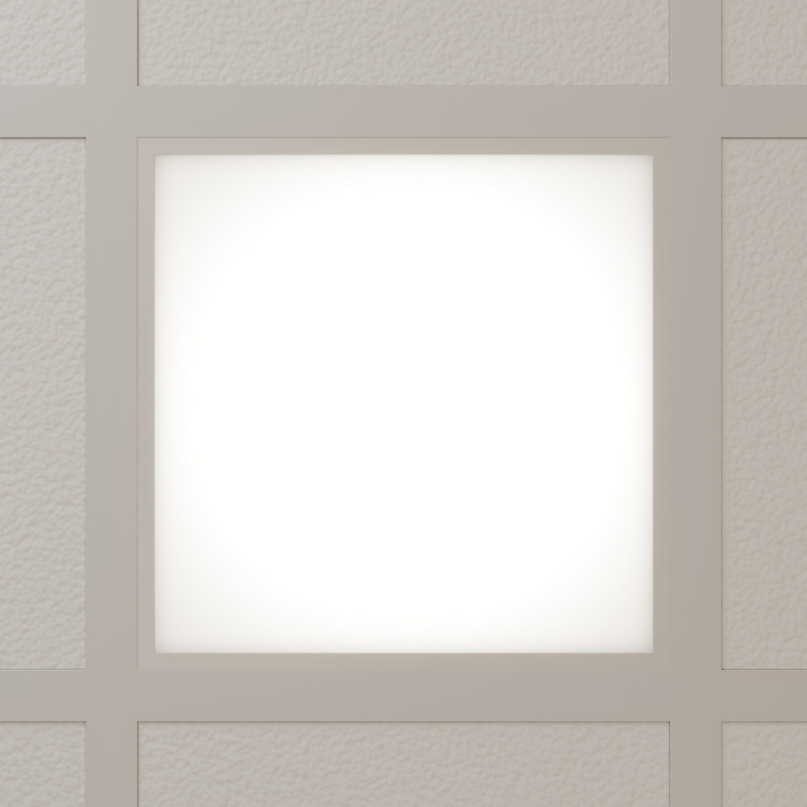 LED innfelt panel Vinas 62x62 cm 31W varmhvit emballasje