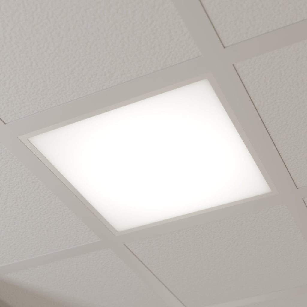 LED innfelt panel Vinas 62x62 cm 31W varmhvit forfra