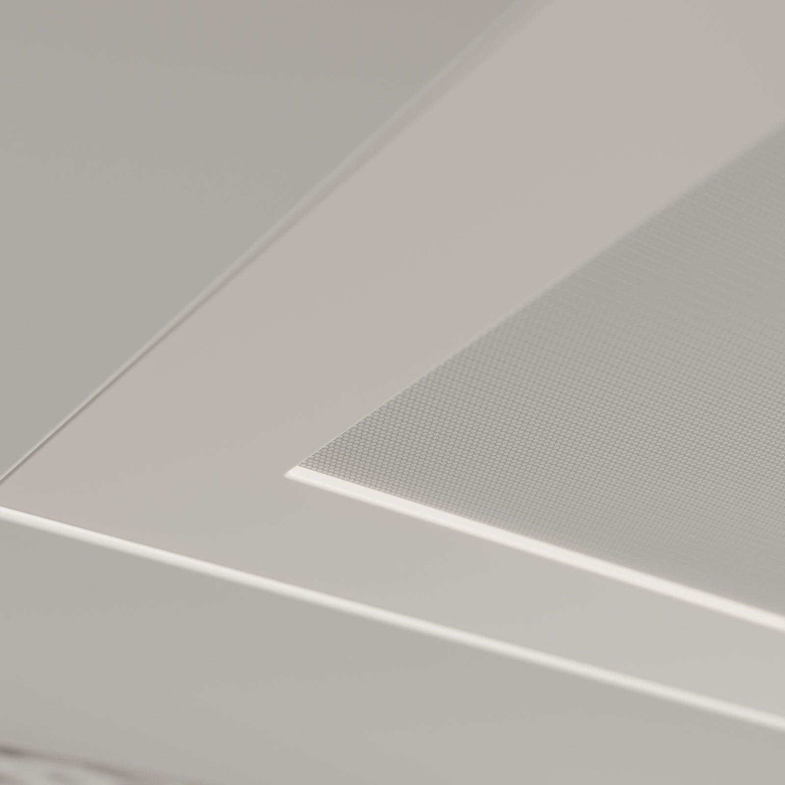 LED innfelt panel Vinas 62x62 cm 31W varmhvit nærbilde av lysflaten