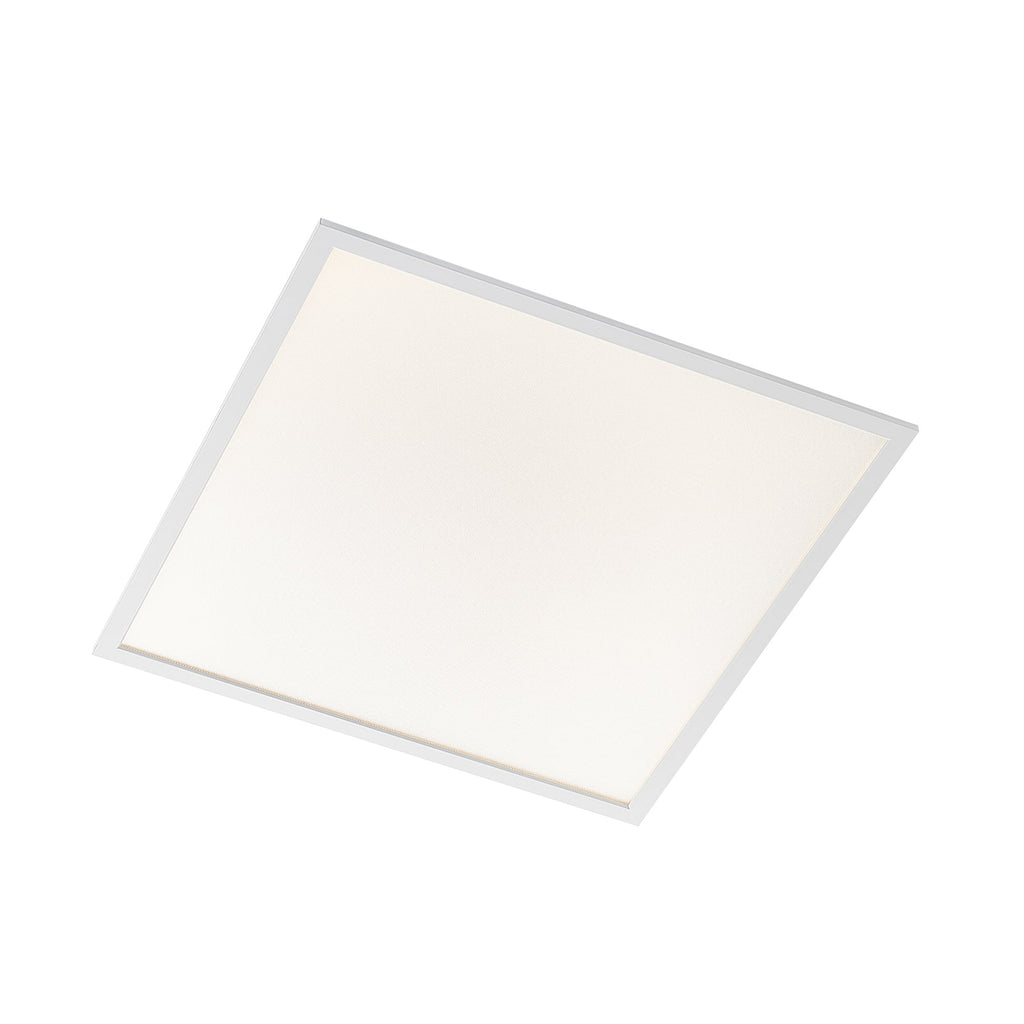 Nærbilde av LED innfellingspanel Vinas 62x62 cm CCT dimbar hvit