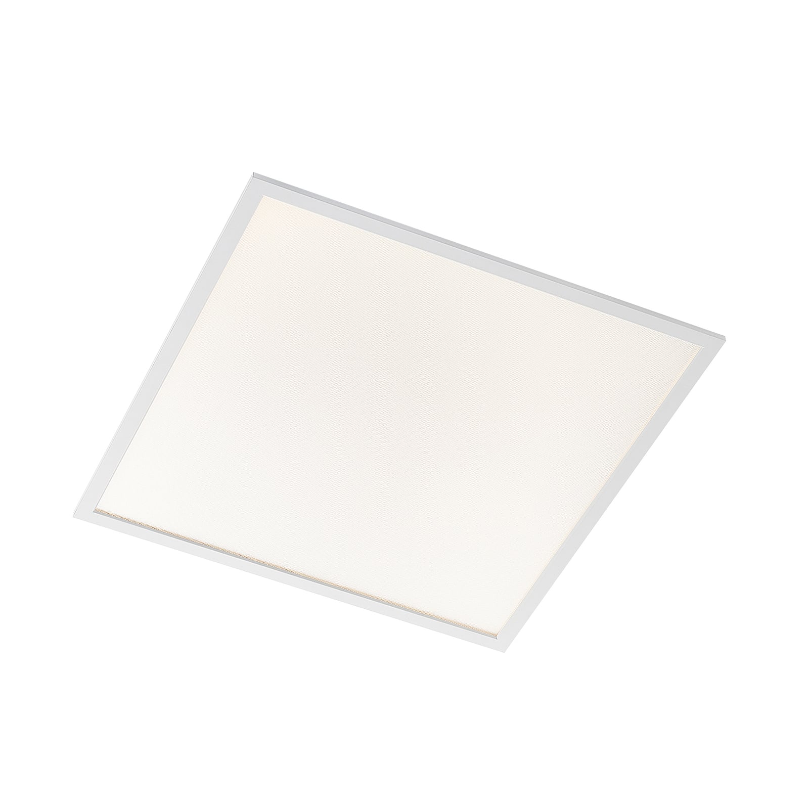Nærbilde av LED innfellingspanel Vinas 62x62 cm CCT dimbar hvit