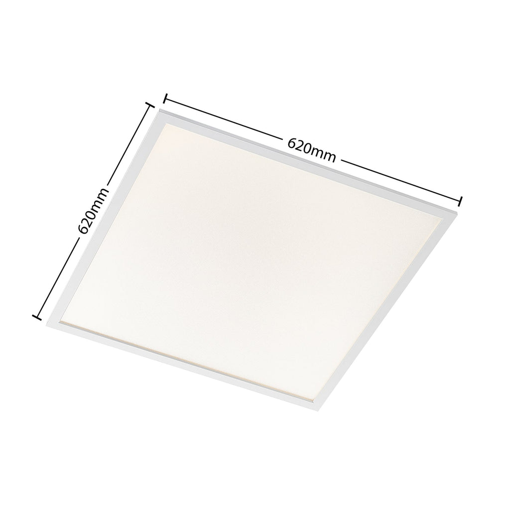 LED innfellingspanel Vinas 62x62 cm CCT dimbar hvit lysdiffuser