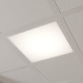 LED-innlegningspanel Vinas hvit 62x62 cm 31W forfra