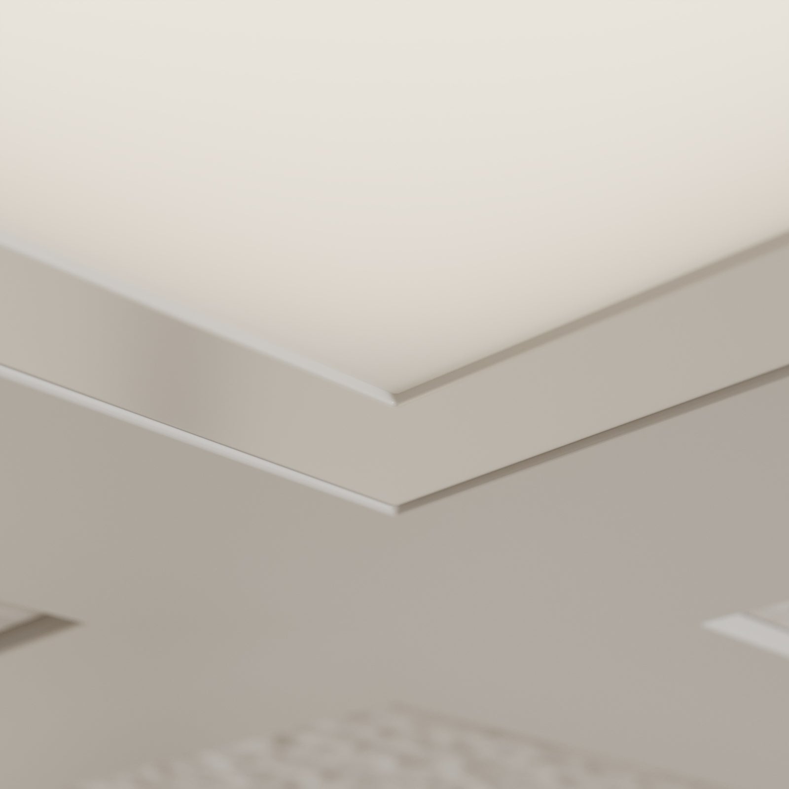 Montert LED-innlegningspanel Vinas hvit 62x62 cm 31W i tak